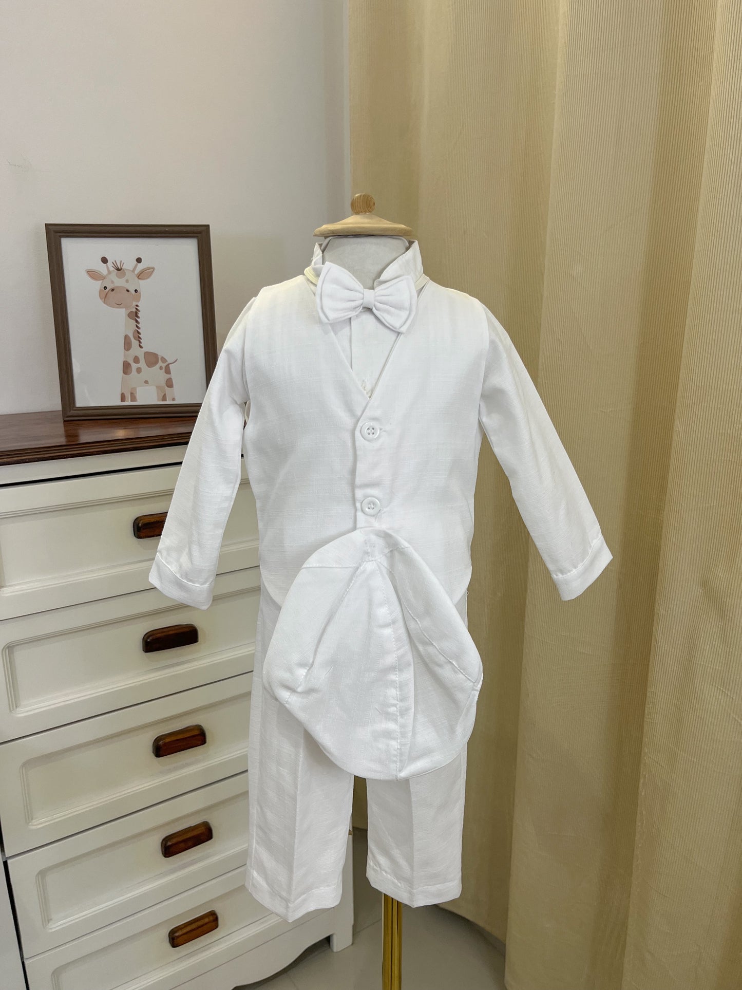 Conjunto Traje Formal con Chaleco y Tirantes 521 Niño bebe