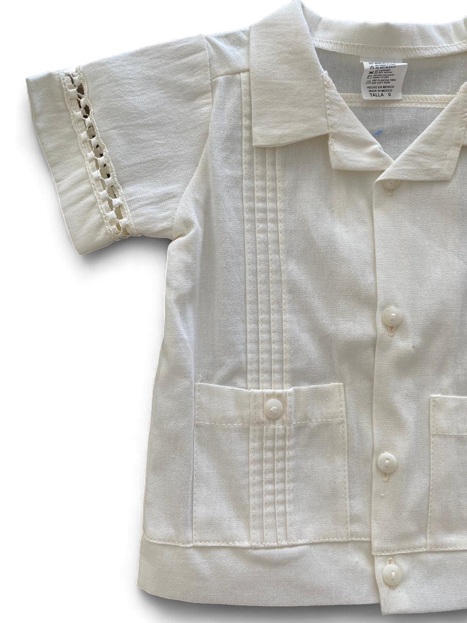 Conjunto guayabera 53 alforzas Niño