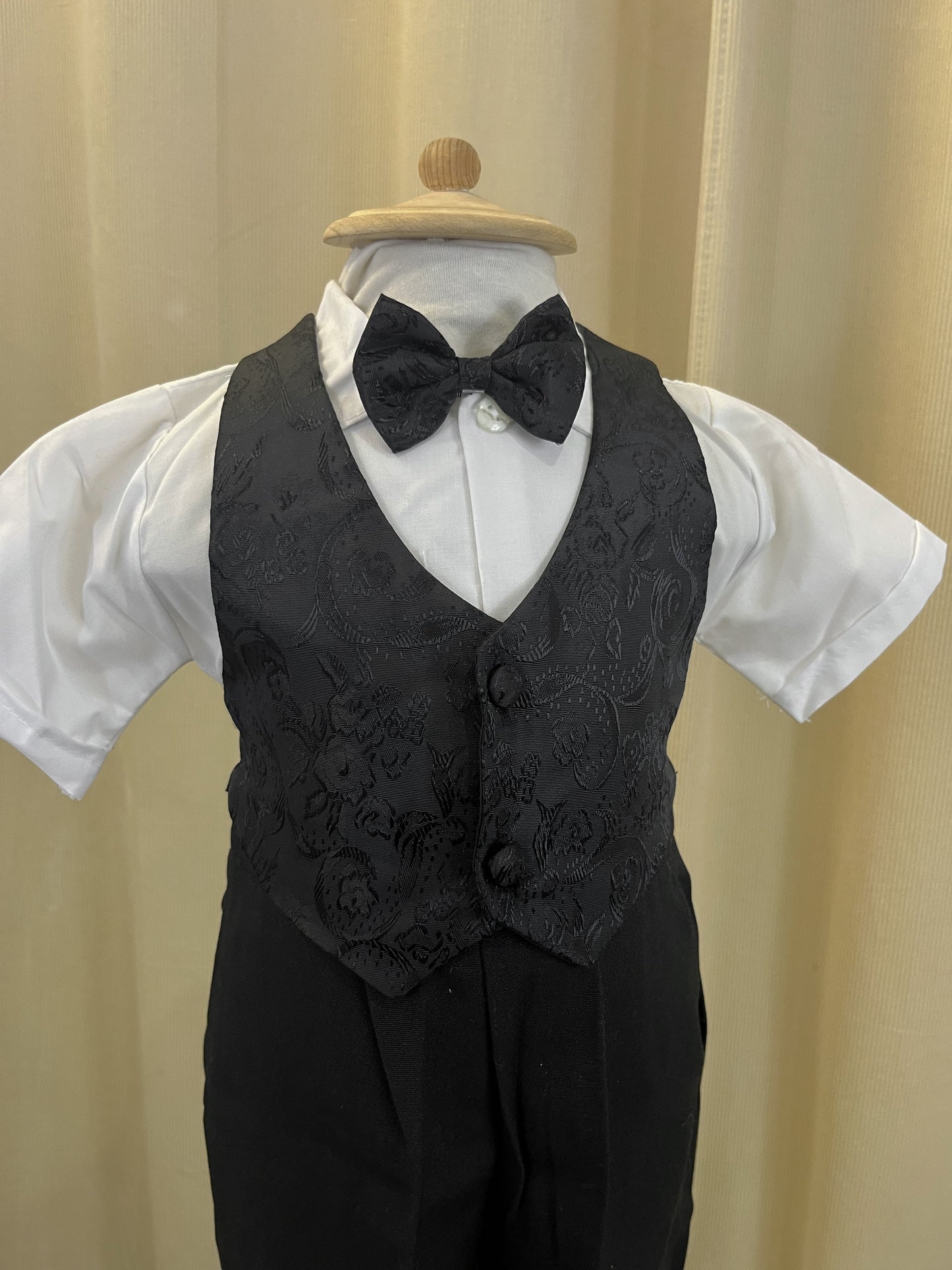 Conjunto Traje Formal Pingüino Rombo Niño Bebe