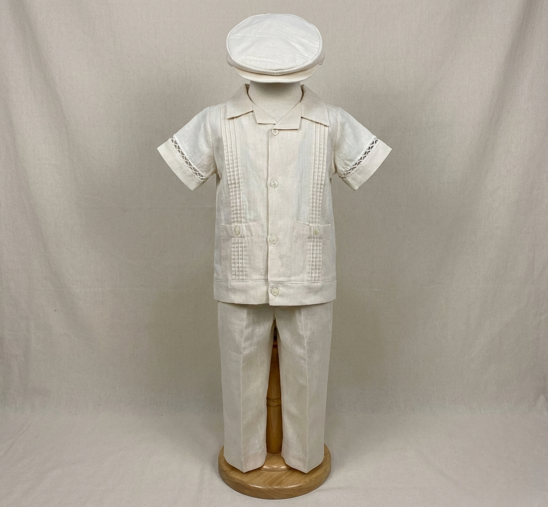 Conjunto Guayabera 53 sotach Niño Bebe