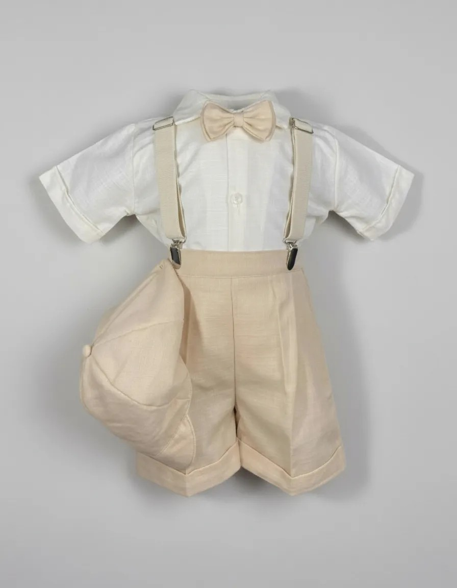 Conjunto Traje Tirantes Formal 117 Short Niño bebe