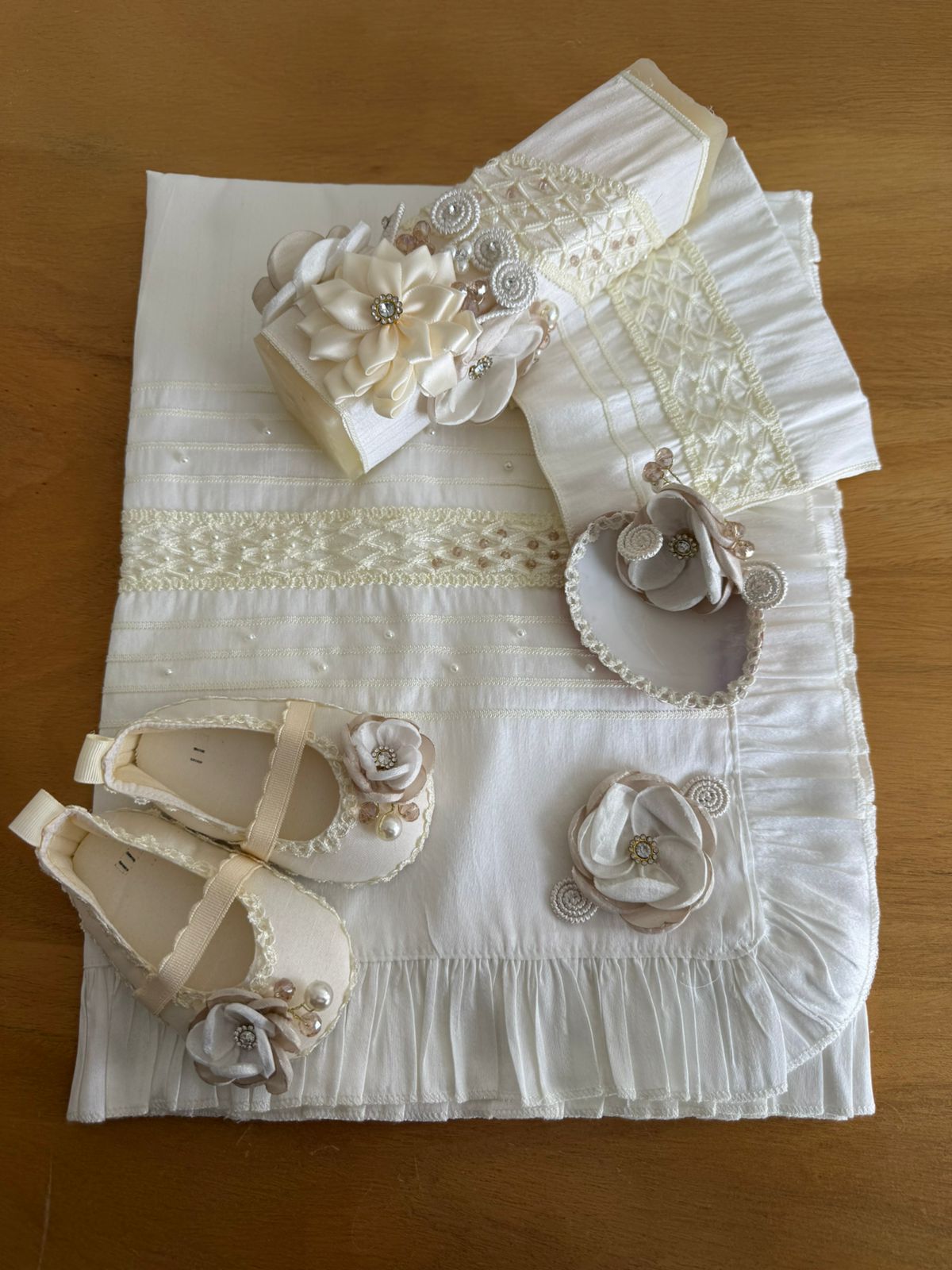 Ropon Desmontable 361 + Kit Bautizo Niña bebe