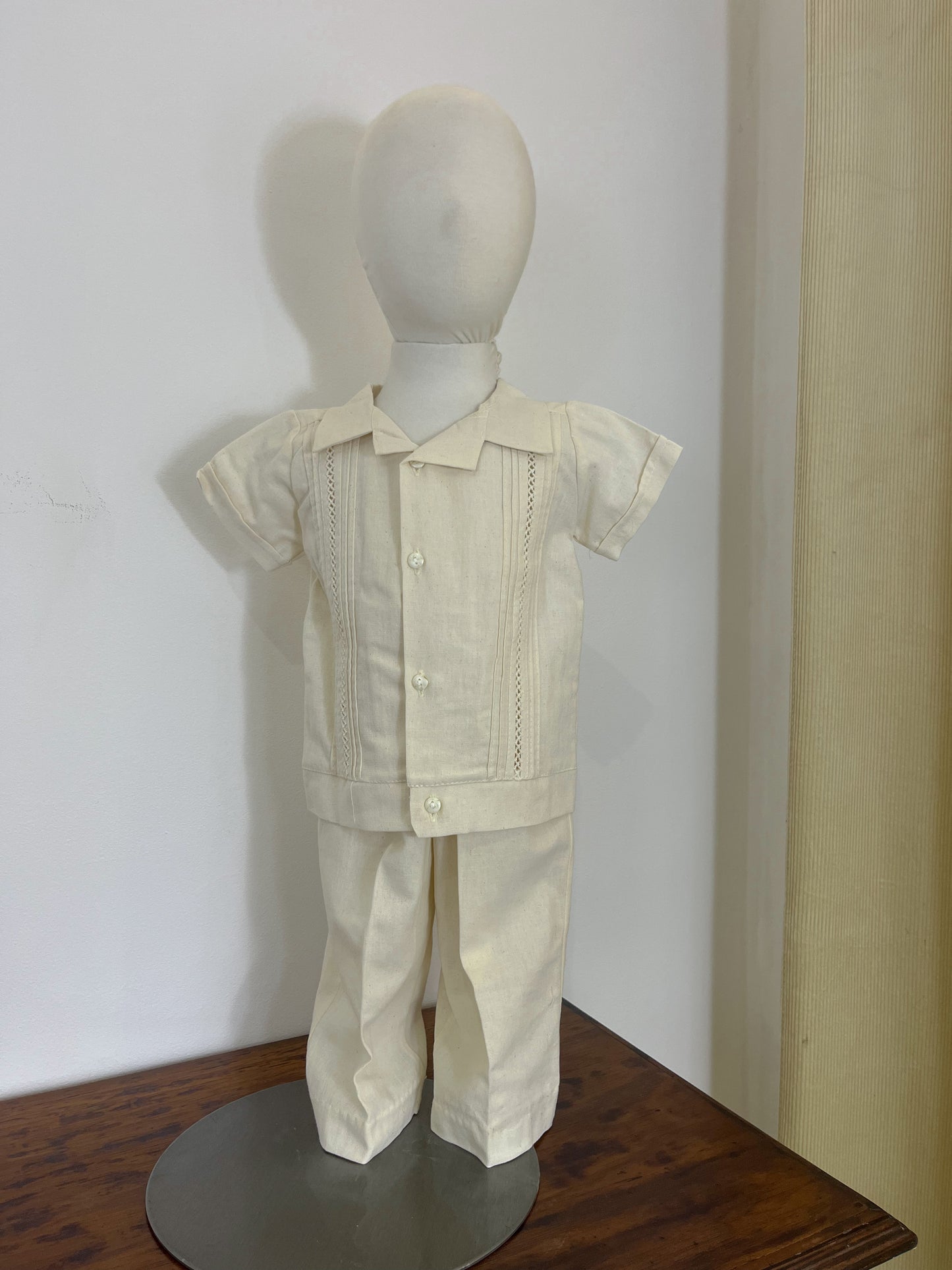 Conjunto Guayabera 107 Manta niño bebe