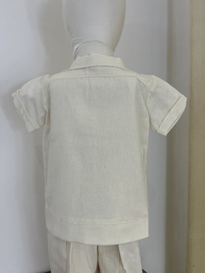 Conjunto Guayabera 107 Manta niño bebe