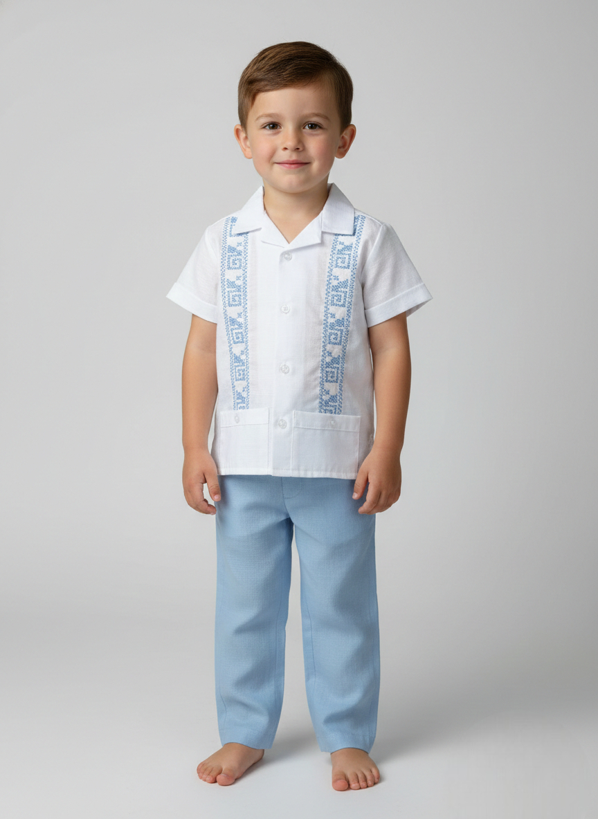 Conjunto Guayabera 115 Niño Bebe