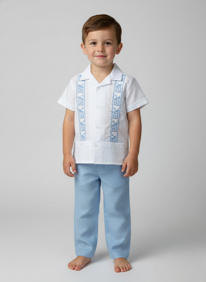 Conjunto Guayabera 115 Niño Bebe
