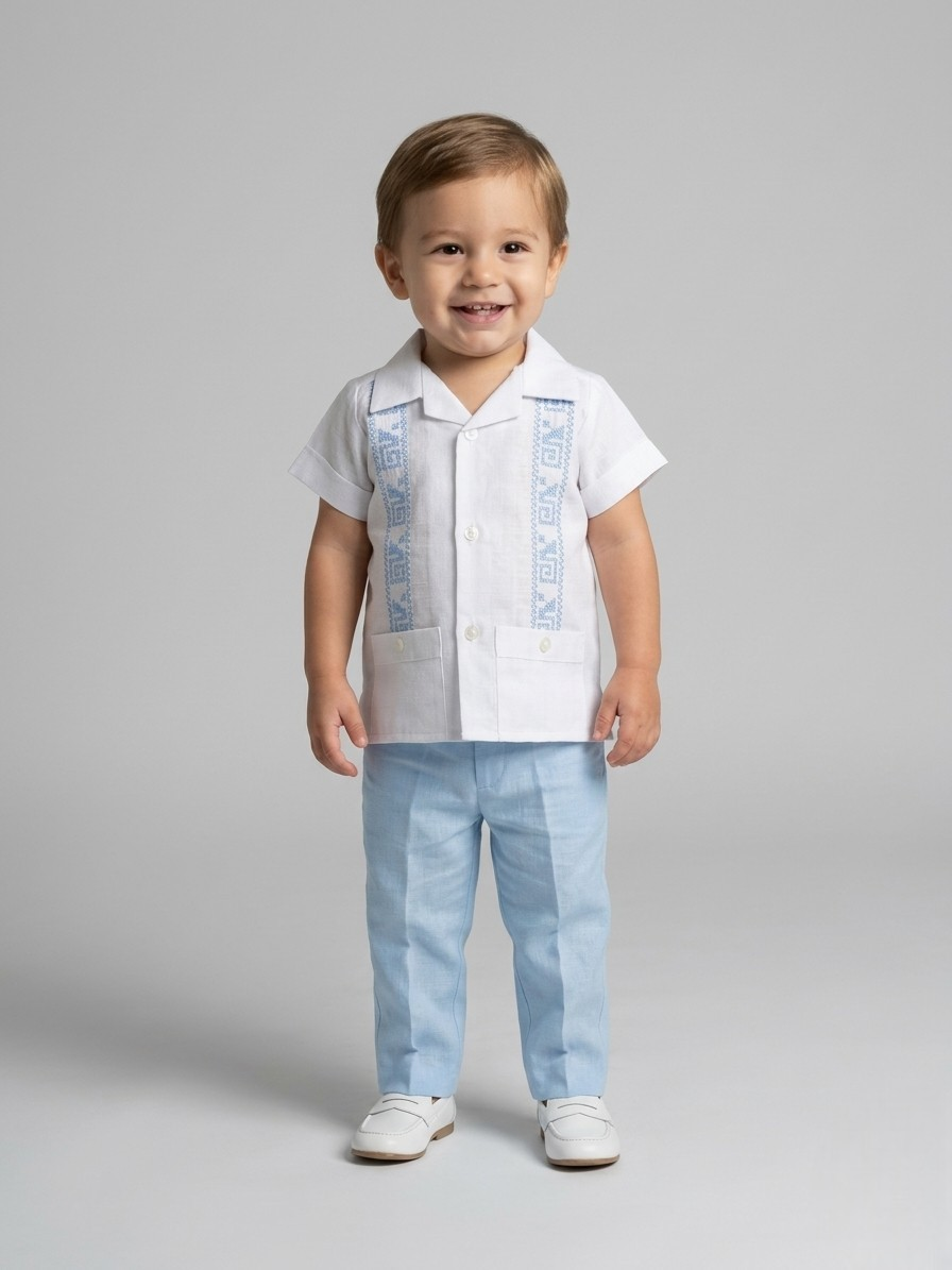 Conjunto Guayabera 115 Niño Bebe