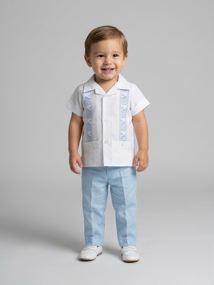 Conjunto Guayabera 115 Niño Bebe