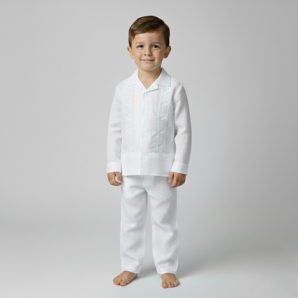 Conjunto Guayabera 115 Niño Bebe