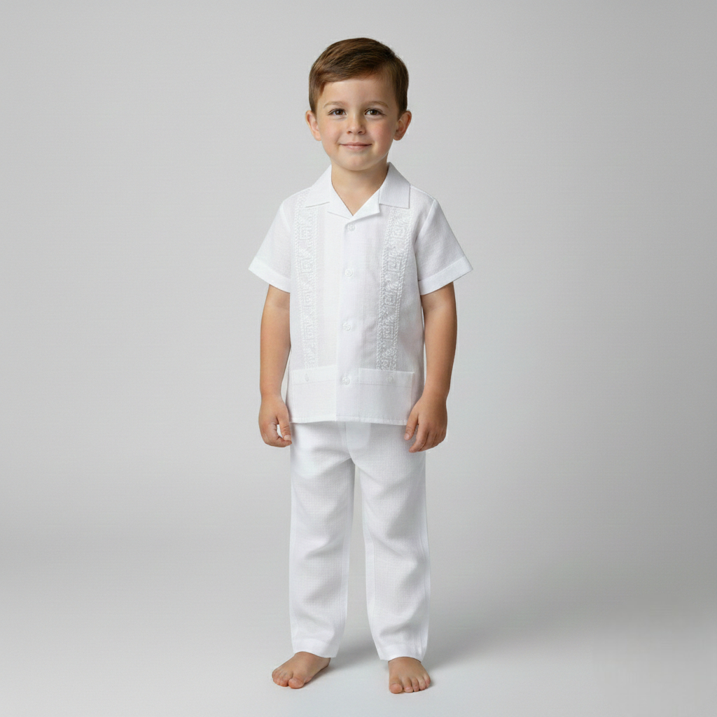 Conjunto Guayabera 115 Niño Bebe