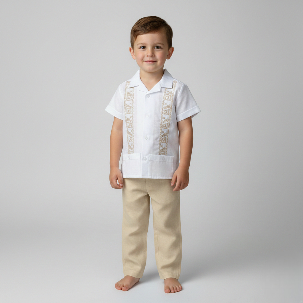 Conjunto Guayabera 115 Niño Bebe