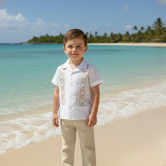 Conjunto Guayabera 115 Niño Bebe