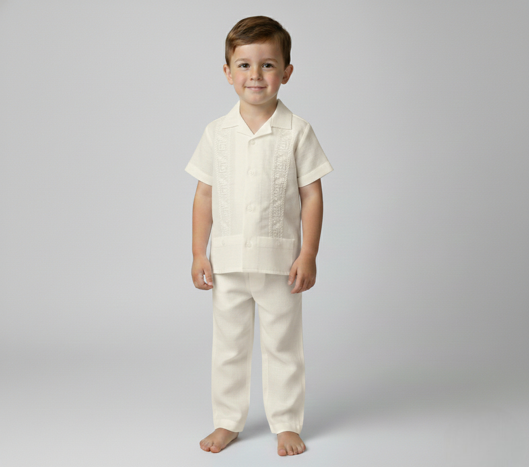 Conjunto Guayabera 115 Niño Bebe
