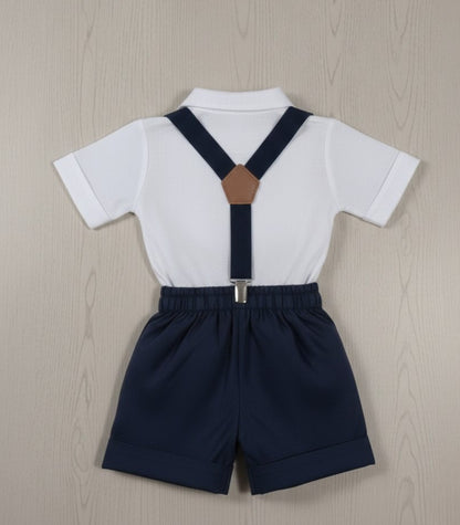 Conjunto Traje Tirantes Formal 117 Short Niño bebe