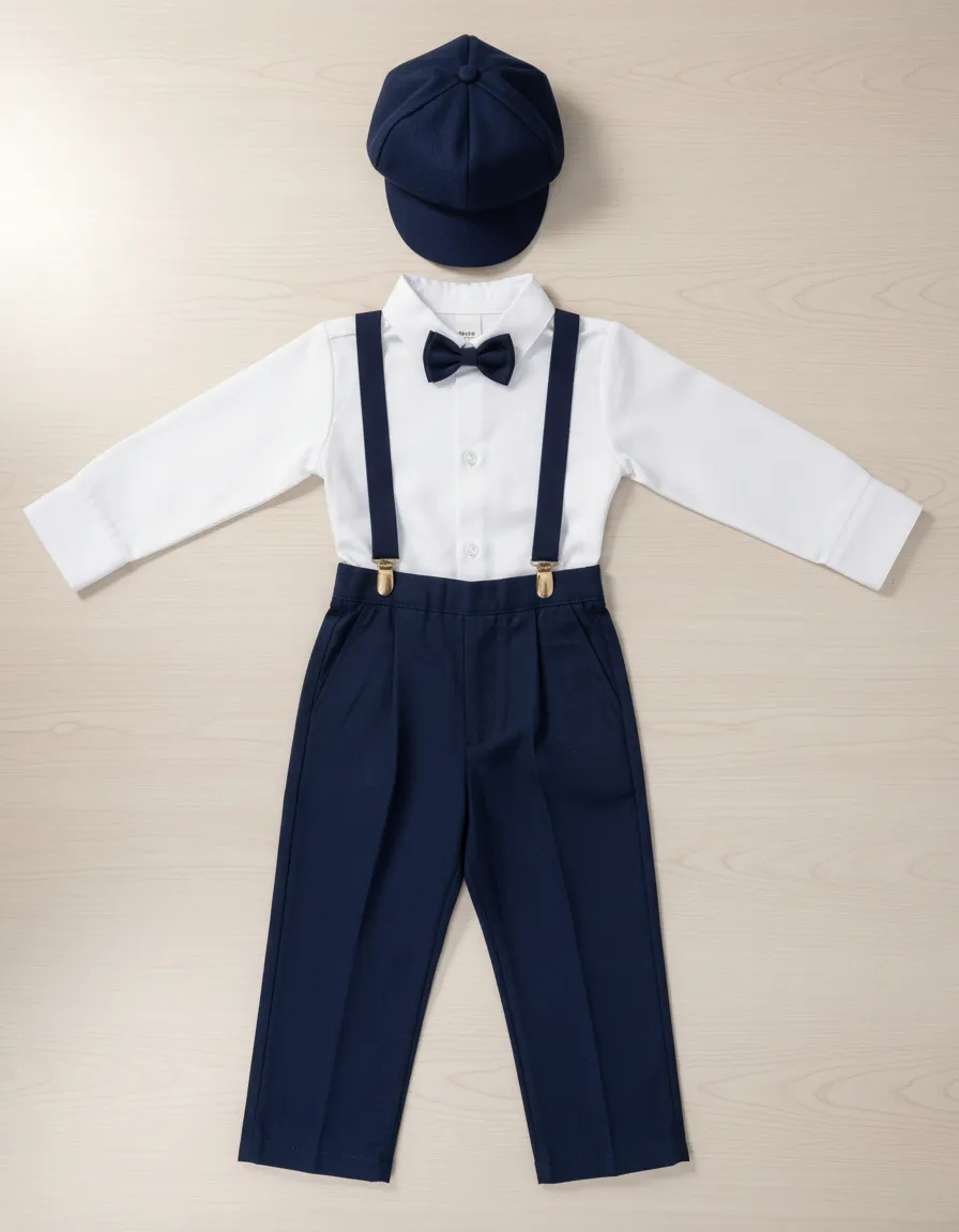 Conjunto Traje Tirantes Formal 117 Pantalón Niño