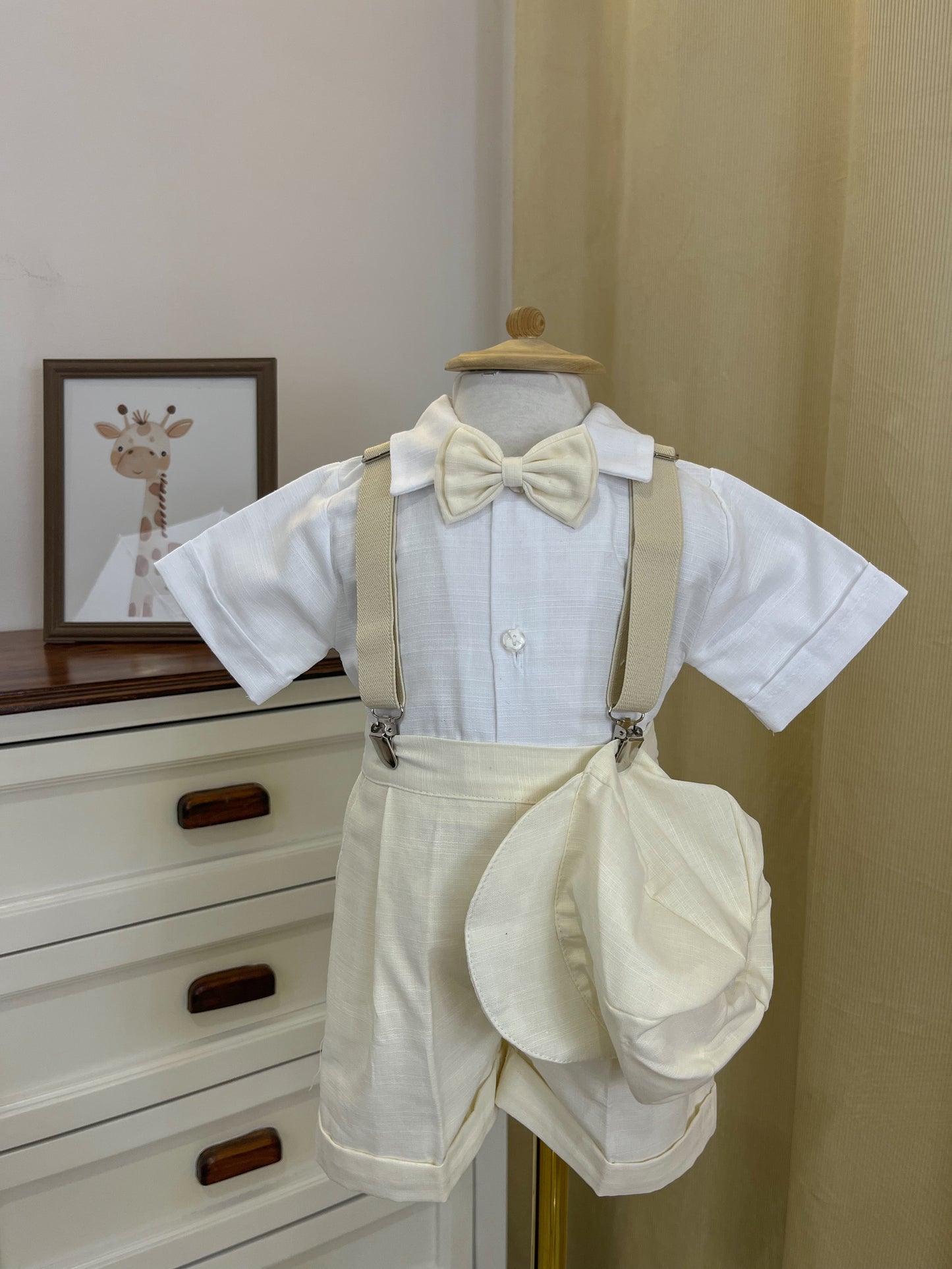 Conjunto Traje Tirantes Formal 117 Short Niño bebe