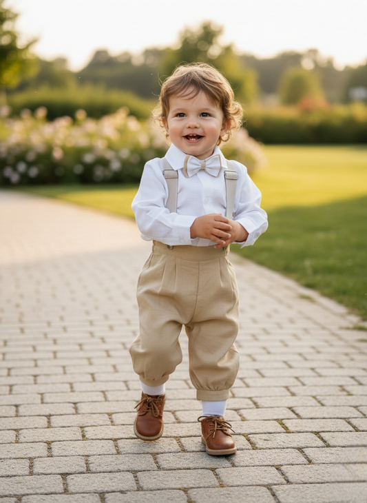 Conjunto Traje Tirantes Formal 117 Bombacho bebe