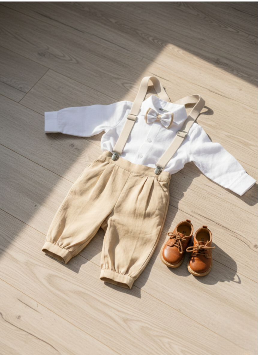 Conjunto Traje Tirantes Formal 117 Bombacho bebe
