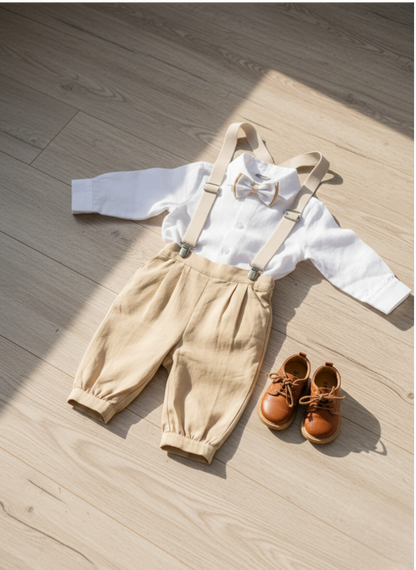 Conjunto Traje Tirantes Formal 117 Bombacho bebe