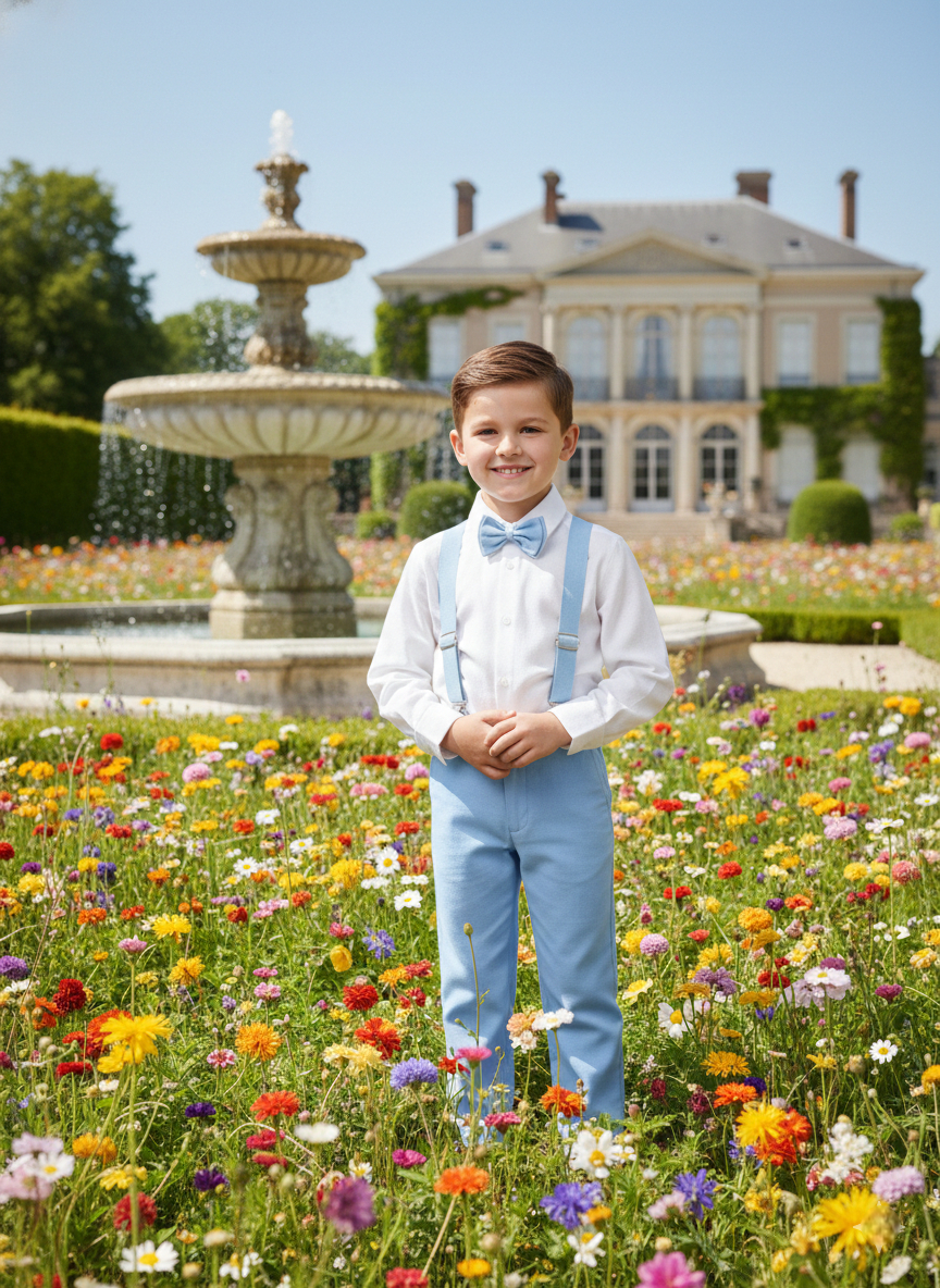 Conjunto Traje Tirantes Formal 117 Pantalón Niño