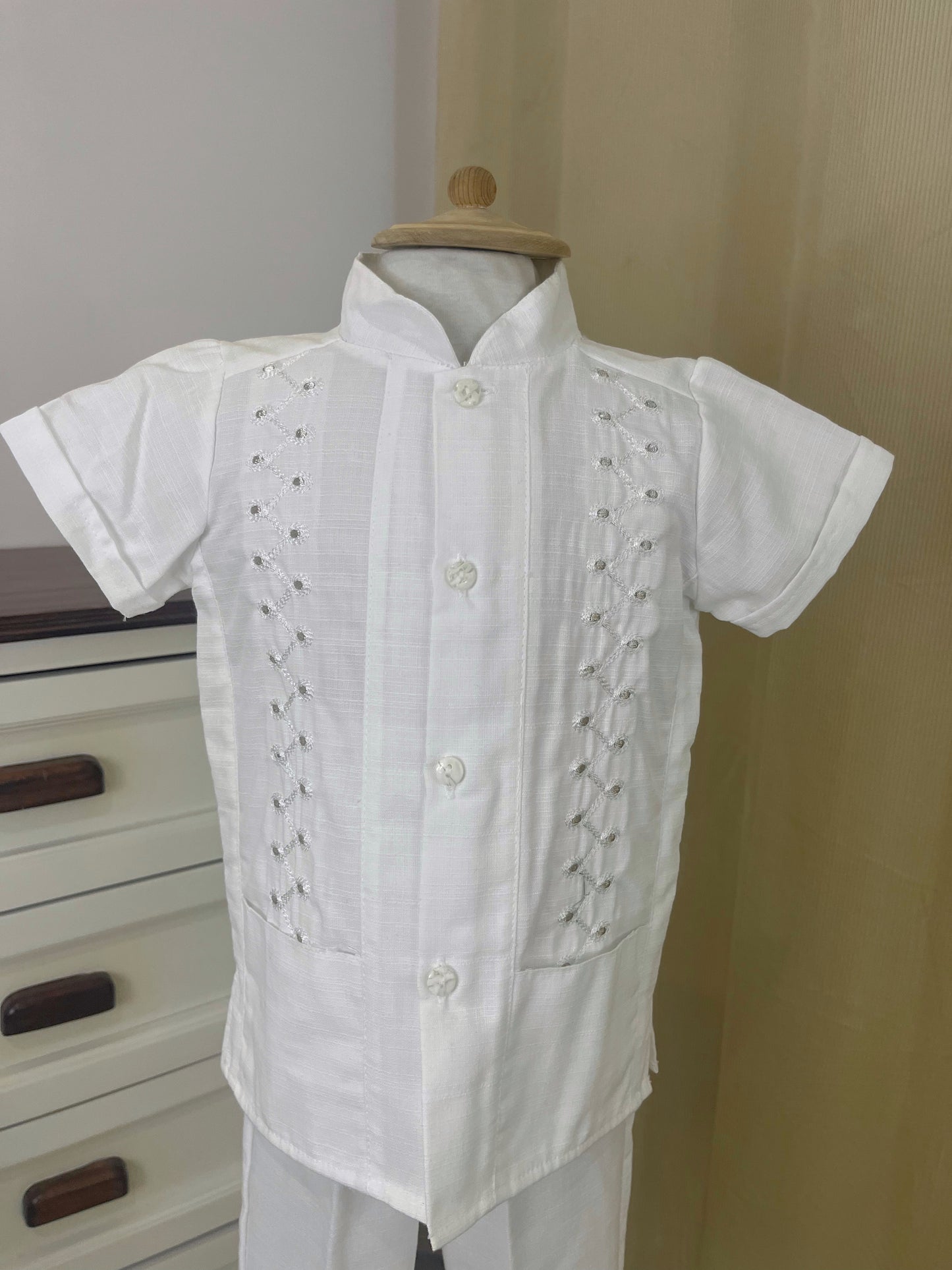 Conjunto Guayabera Bordado 119 Niño Bebe