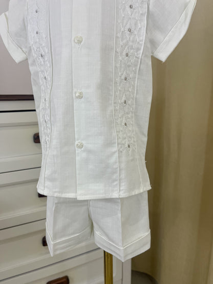 Conjunto Guayabera Bordado 120 Niño Bebe