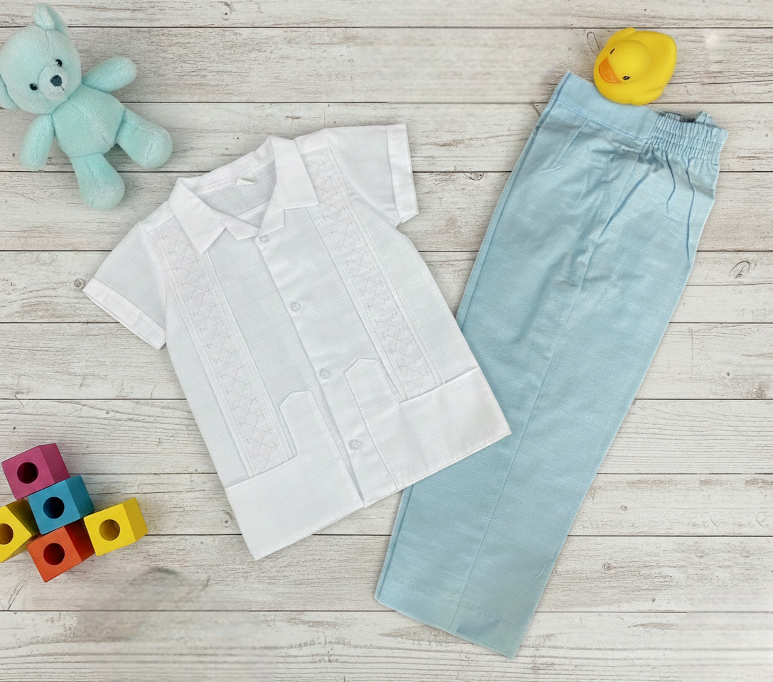 Conjunto Guayabera 121 Niño Bebe