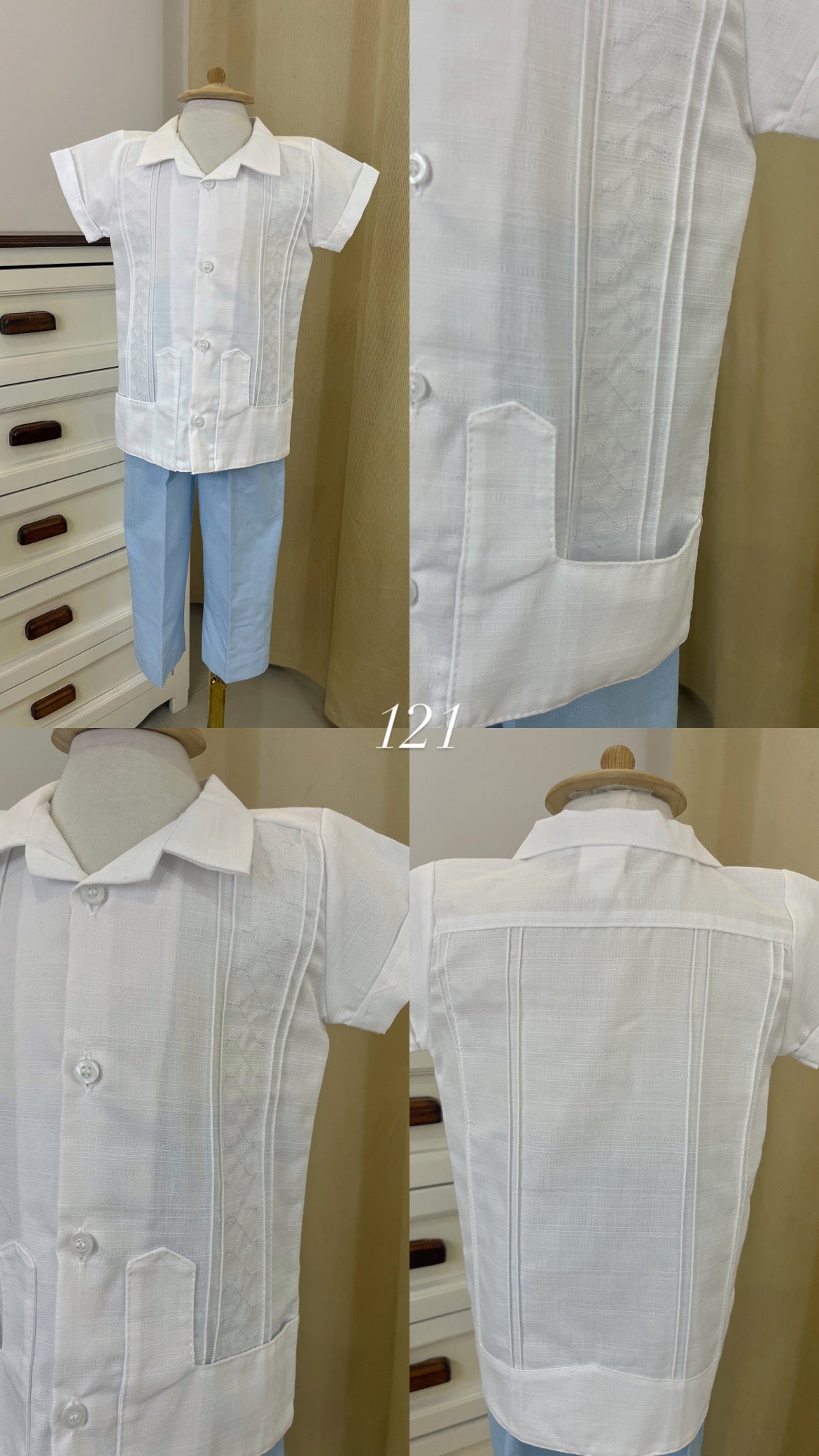 Conjunto Guayabera 121 Niño Bebe