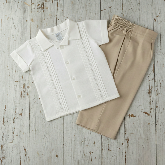 Conjunto Guayabera 123 niño bebe