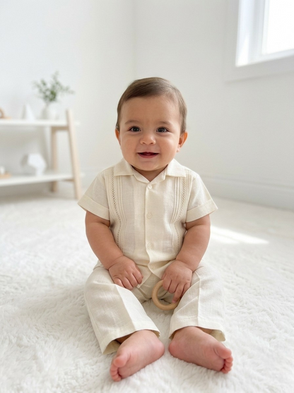 Conjunto Guayabera 123 niño bebe