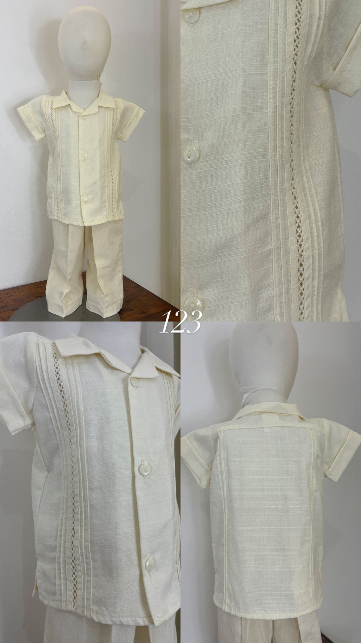 Conjunto Guayabera 123 niño bebe