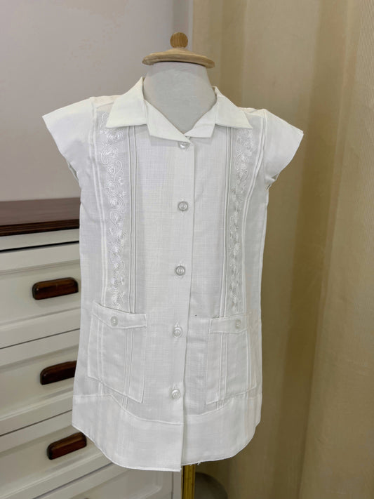 Vestido Guayabera Bordado 126 Niña Bebe