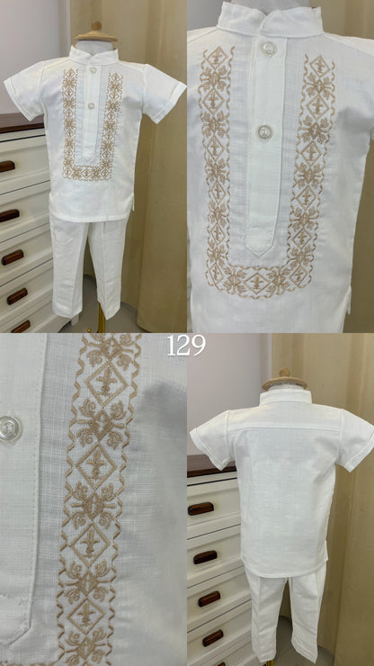 Conjunto Guayabera Bordado 129 Niño Bebe