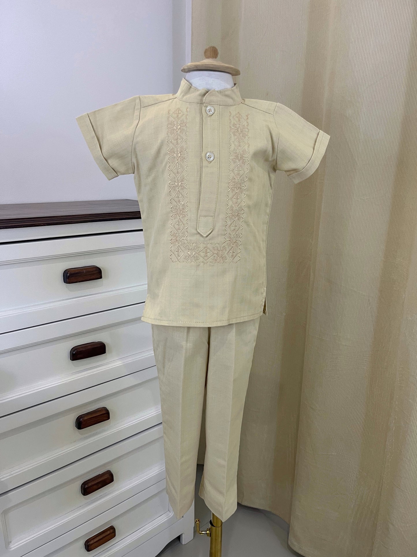 Conjunto Guayabera Bordado 129 Niño Bebe