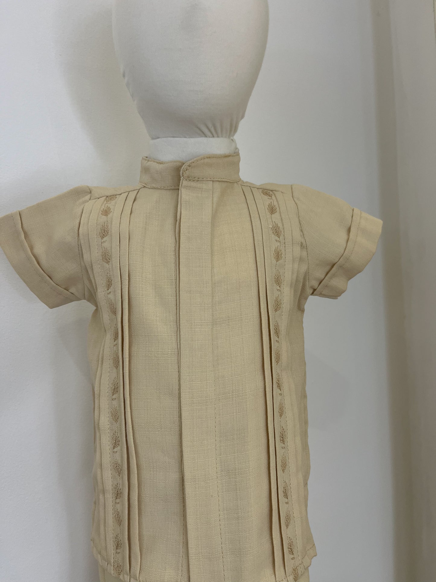 Conjunto Guayabera Bordada 130 niño bebe