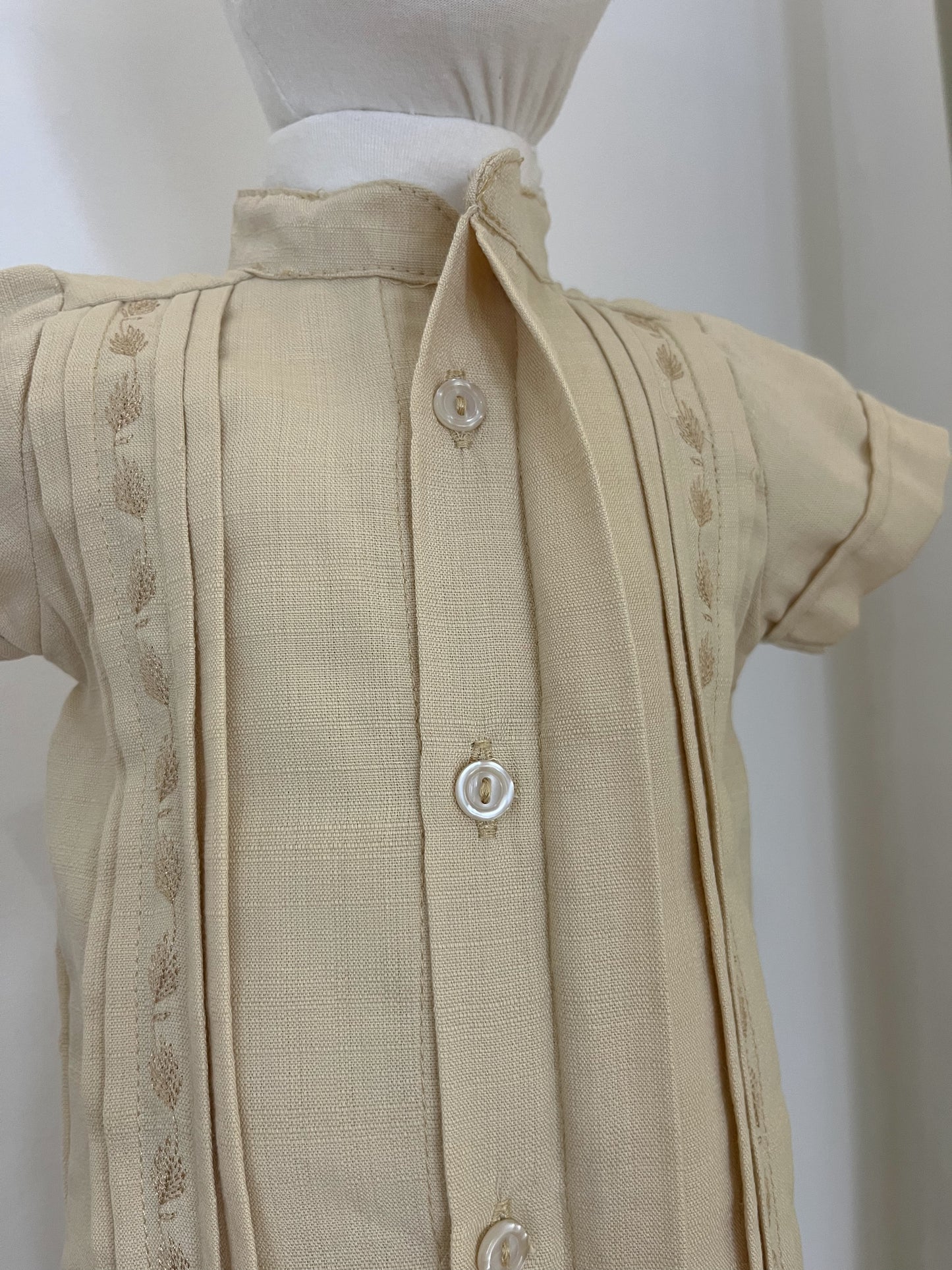 Conjunto Guayabera Bordada 130 niño bebe