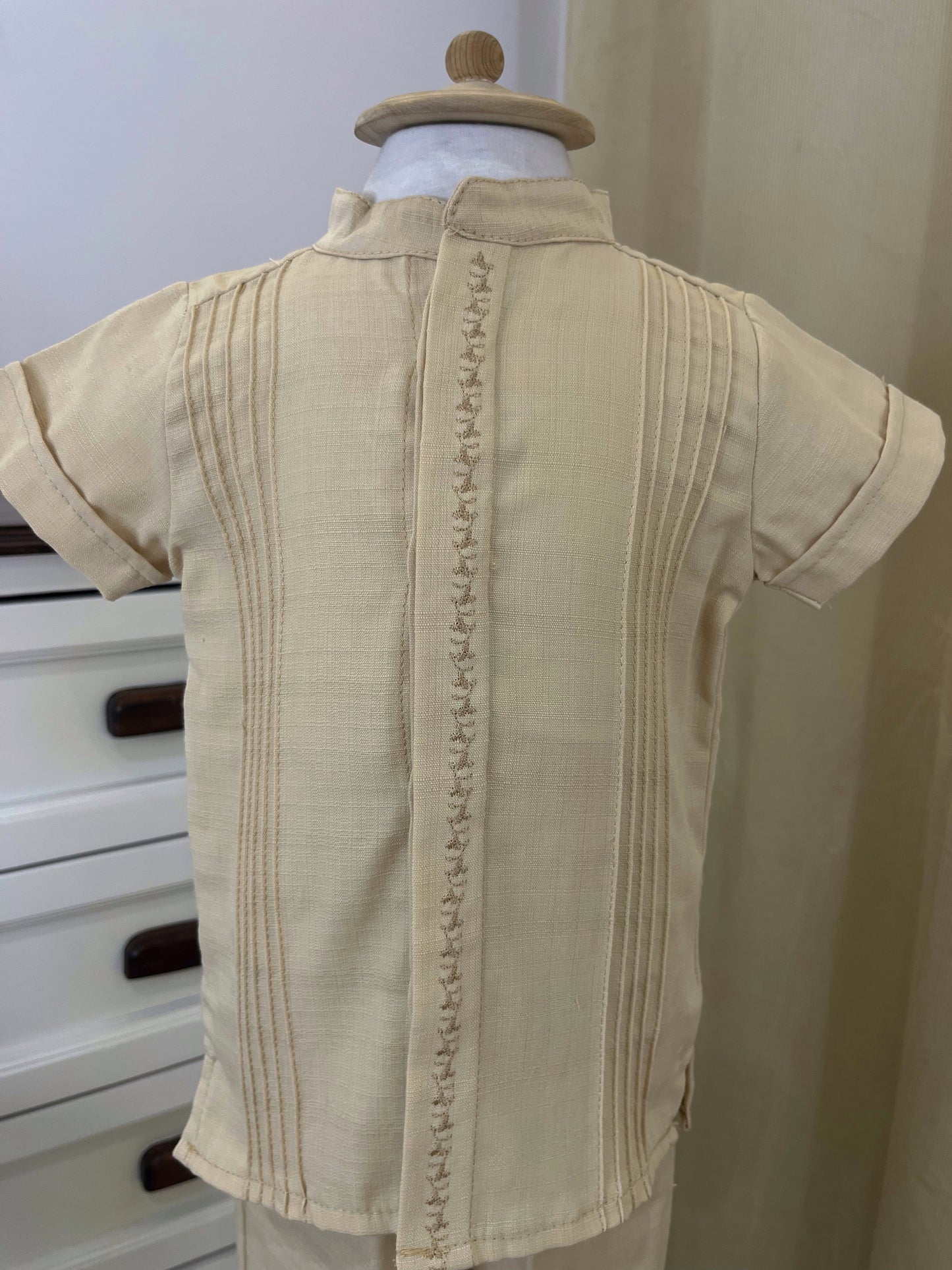 Conjunto Guayabera Bordado 131 Niño bebe