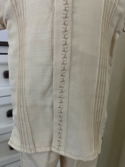 Conjunto Guayabera Bordado 131 Niño bebe