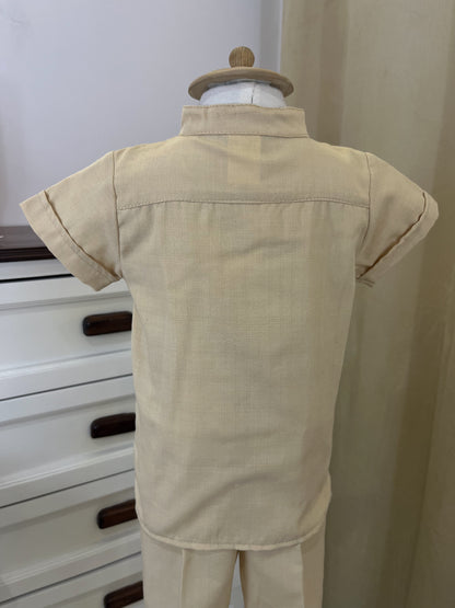Conjunto Guayabera Bordado 131 Niño bebe