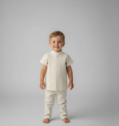 Conjunto Guayabera Bordado 131 Niño bebe