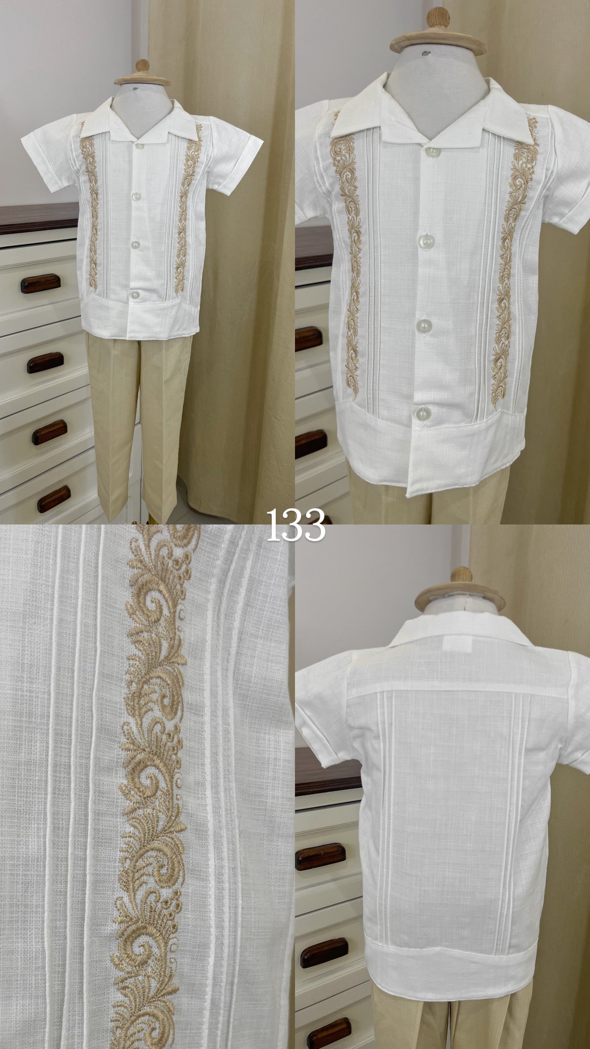 Conjunto Guayabera 133 Niño Bebe