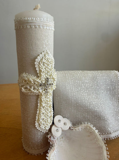 KIT de Vela Bautizo 161 Perla Niño Bebe
