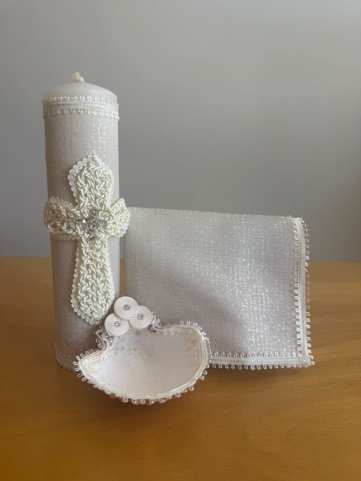 KIT de Vela Bautizo 161 Perla Niño Bebe