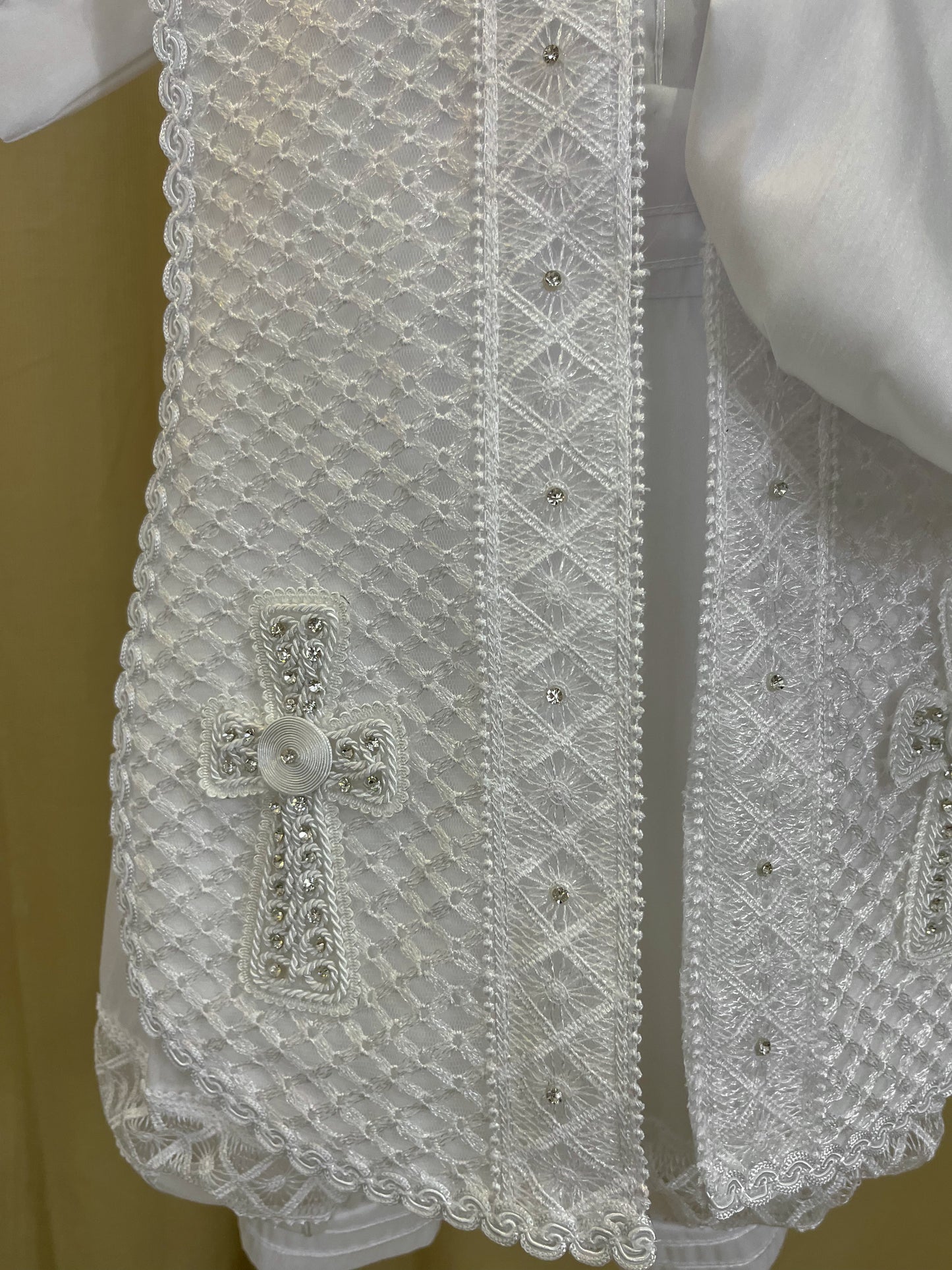 Ropón bombacho 163 +Kit de vela Bautizo Niño Bebe