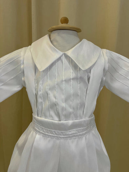 Ropón bombacho 163 +Kit de vela Bautizo Niño Bebe