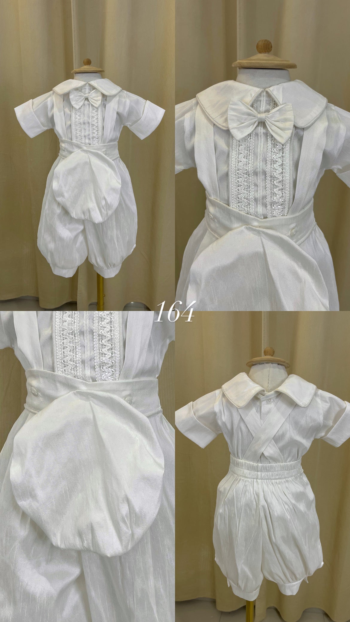 Conjunto Traje Bombacho Tirantes 164 Niño Bebe