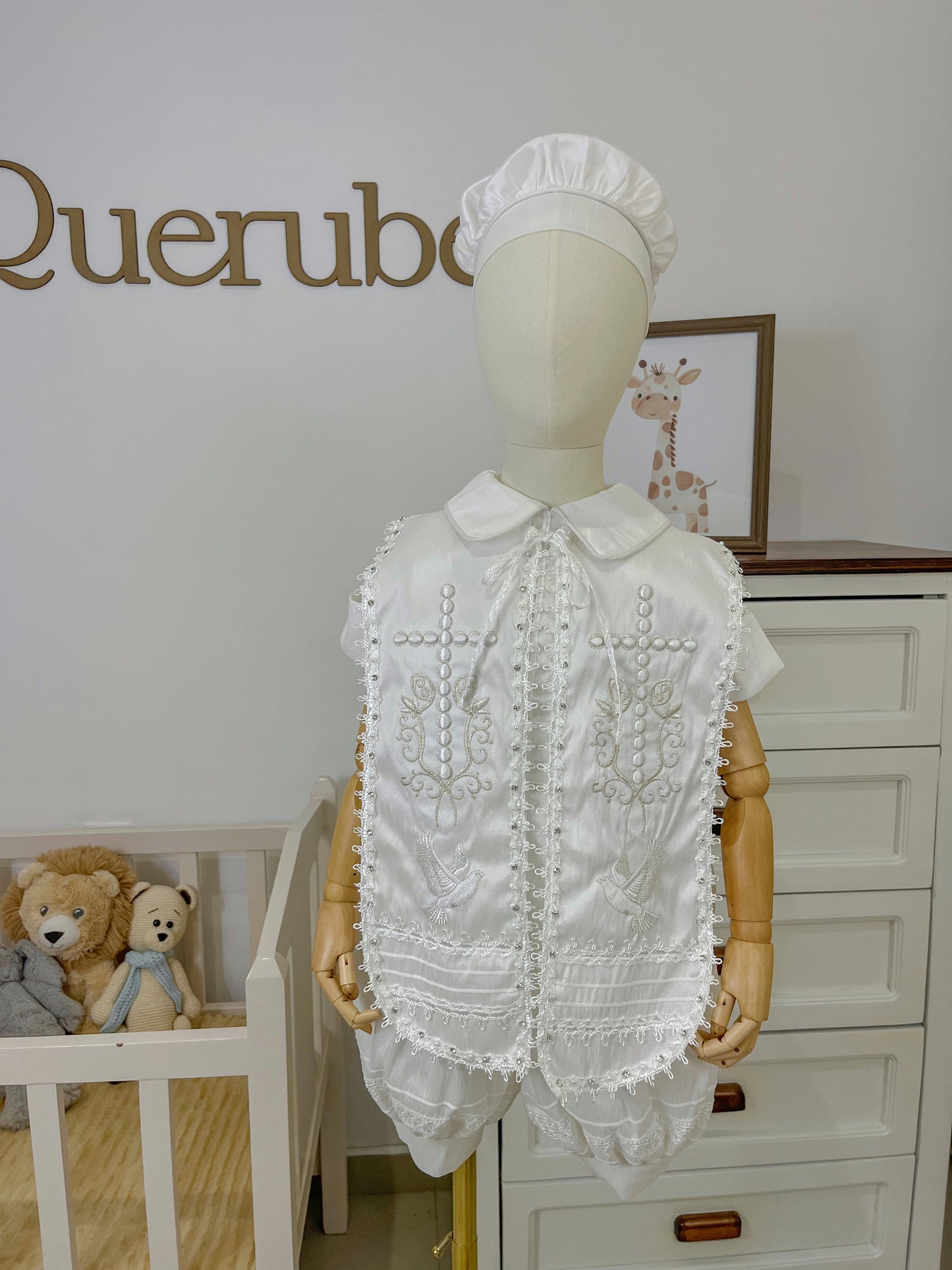 Ropón Bombacho 165 Bautizo Niño Bebe