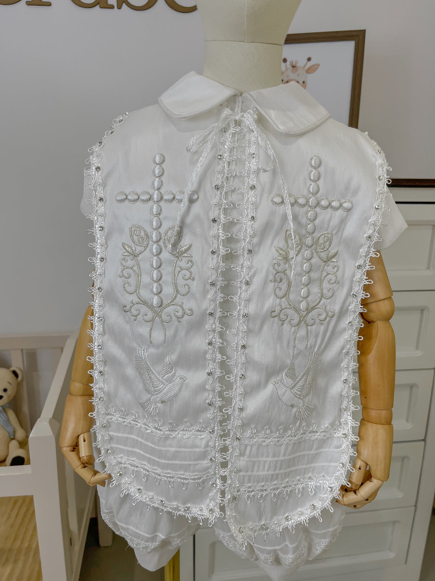 Ropón Bombacho 165 Bautizo Niño Bebe