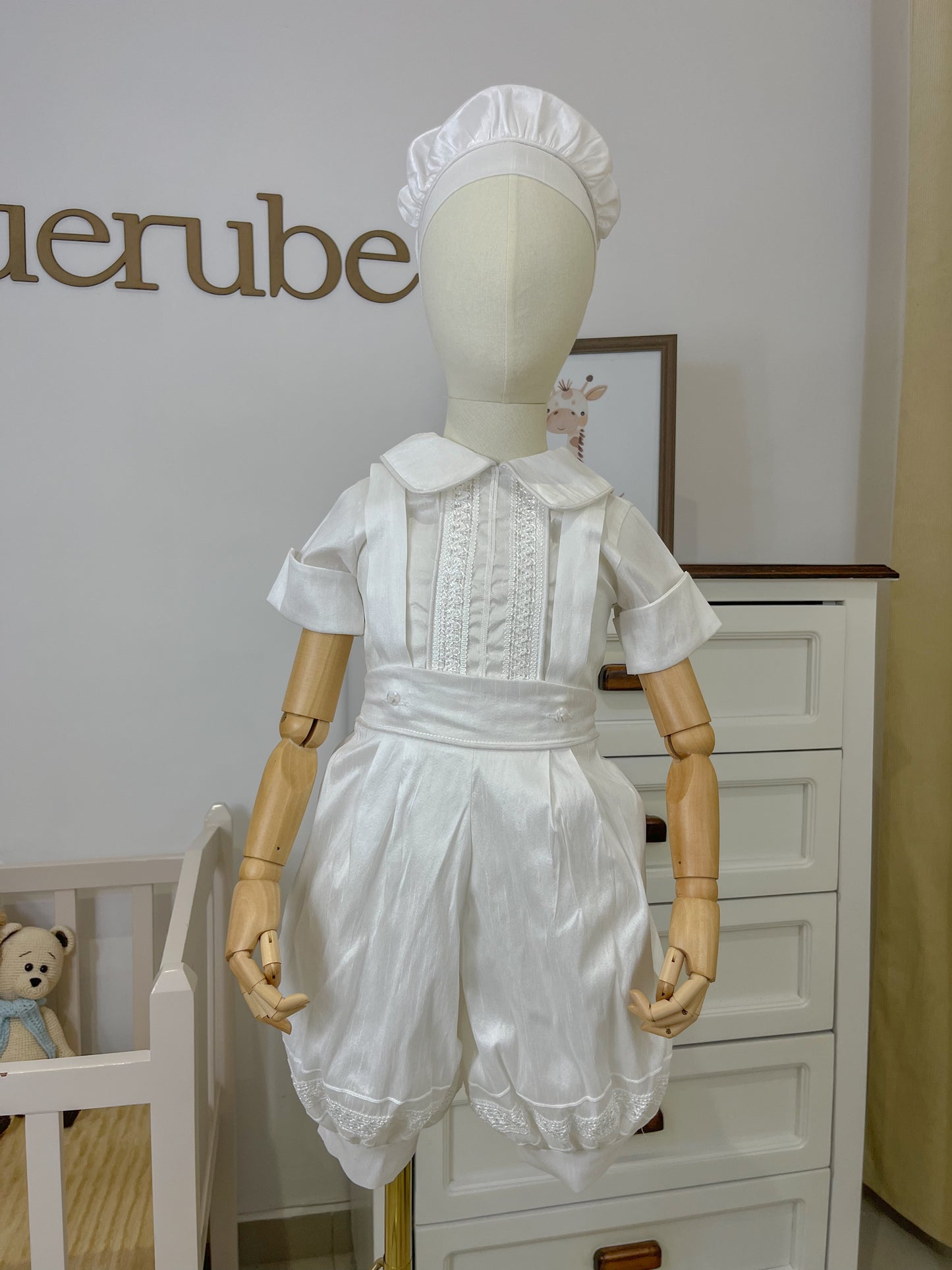 Ropón Bombacho 165 Bautizo Niño Bebe