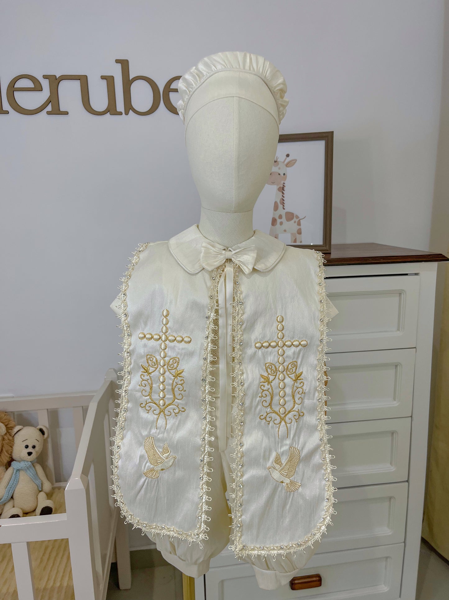 Ropón Bombacho 165 Bautizo Niño Bebe